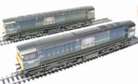 Class 58 Double Pack (1 a dummy) in Mainline blue (weathered) 