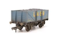WRCC18 5 Plank open wagon in LNER blue 214150 (Weathered) - Limited edition of 100 for Wrenn Railways Collectors club