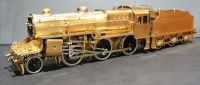 LMS Crab 2-6-0 & tender loco in unpainted brass (Brassworks Range)