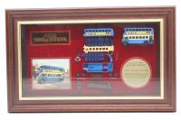 YY942 Leyland Titan TD1 - framed display case