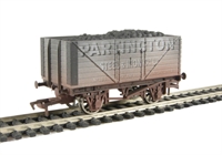 8 plank wagon in Partington Steel and Iron Manchester livery (Weathered)