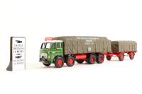 CC10601 Leyland Octopus Sheeted Platform Lorry & Drawbar Trailer