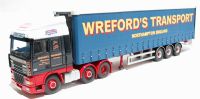 CC13216 DAF XF space cab curtainside lorry - Wrenford's Transport, Northamptonshire