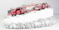 CC99196 Winter Mini rally set diorama. Rob Stacey, Monte Carlo classic rally