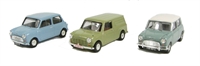 MI2003 Mini 50th Anniversary 3-piece set: 1st off the production line - Austin Mini, Morris Mini Cooper & Austin Mini Van