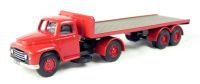 SC-X12 Commer Superpoise artic flatbed in red