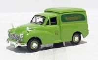 VA01121 Morris Minor van "Aldershot & District bus interest group #54" in green