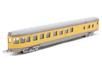 ACF lightweight observation lounge of the Union Pacific - yellow and grey 5804