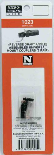 (1023) Universal Body Mount Coupler (2 pair, Assembled)