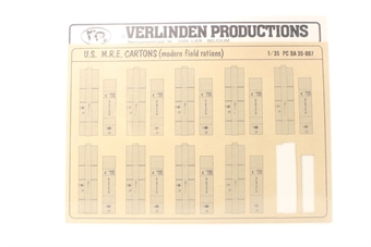 US M.R.E. cartons
