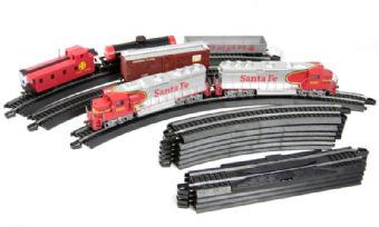American Silver Streak complete train set