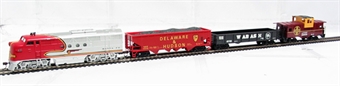 American Santa Fe Flyer complete train set