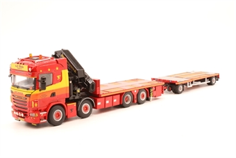 Scania R500 & Palfinger PK65002 with Nooteboom jumbo trailer Van der Sluis