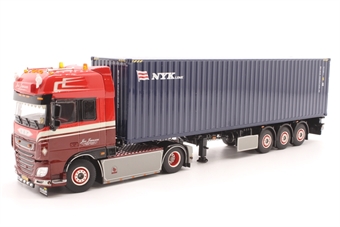 DAF XF SSC 4x2 with Container Trailer - 'Jos Jansen'