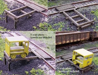 Handcar Set-off Laser Cut Wood Kit pkg(3)