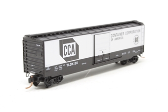 50' PS-1 boxcar of the Container Corporation of America - black with aluminum sides 20