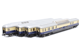 Set of four Rheingold coaches of the DB