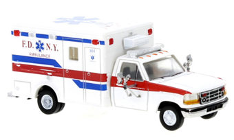 1997 Ford F-350 Horton Ambulance, FDNY in White