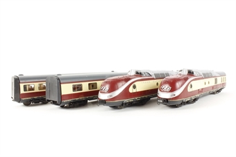 Class VT 11.5 4-Car DMU of the DB in Trans-Europe Express livery