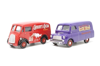 Bedford CA Van and Morris J Van - "Cadburys"