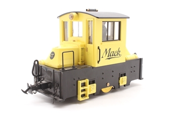 Industrial diesel shunter 'Mack' in yellow