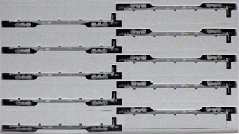 Flat Car KOKI 106 & 107 of JR Freight - grey 10-Pack