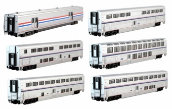 Amtrak Superliner Phase VI 6-Unit Bookcase Set