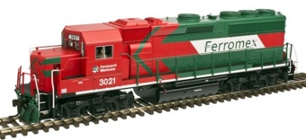 GP40-2 EMD 3021 of the Ferromex - digital sound fitted