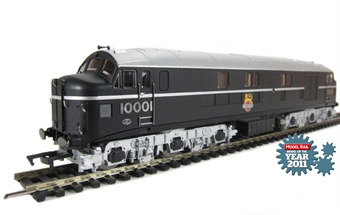 10001 BR Black with large early crest . April 1951 - May 1954.