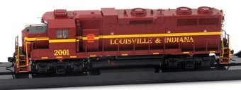 GP38 EMD 2001 of the Louisville and Indiana 