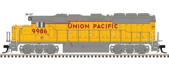 GP40-2 EMD 9986 of the Union Pacific - digital sound fitted