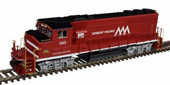 GP40-2 EMD 310 of the Vermont Railway