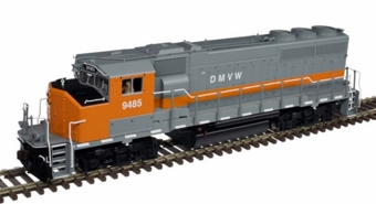 GP40-2W EMD 9468 of the Dakota, Missouri Valley & Western - digital sound fitted