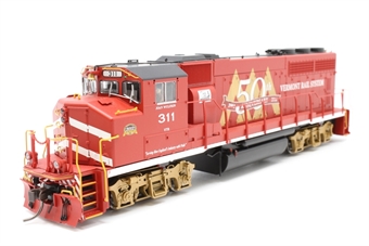 GP40-2 EMD 311 of the Vermont Railway (50th Anniversary) - digital sound fitted