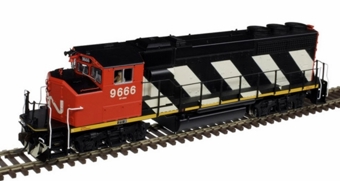 GP40-2W EMD 9670 of the Canadian National - digital sound fitted