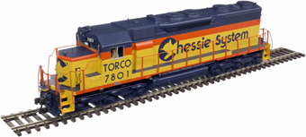 SD35 EMD with low nose of the Chessie System