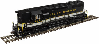 SD35 EMD 222 with high nose of the Central of Georgia - digital sound fitted