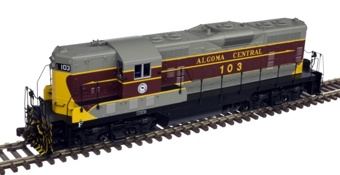GP7 EMD 101 of the Algoma Central - digital sound fitted