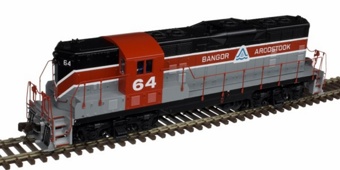 GP7 EMD 64 of the Bangor and Aroostook - digital sound fitted