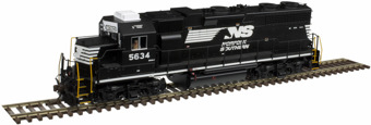 GP38 EMD  of the Norfolk Southern - digital sound fitted