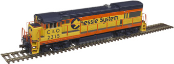 U23B GE with low nose 2309 of the Chessie System