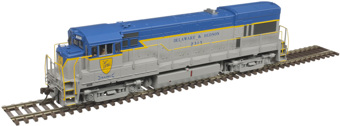 U23B GE with low nose 2308 of the Delaware and Hudson - digital sound fitted