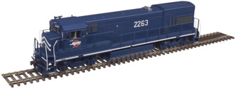 U23B GE with low nose 2257 of the Missouri Pacific - digital sound fitted