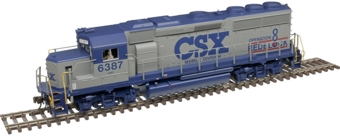 GP40-2 EMD 6387 of the CSX - digital sound fitted
