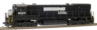 U30C GE 8000 of the Norfolk Southern - digital sound fitted