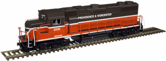GP38-2 EMD 2006 of the Providence Worcester - digital sound fitted