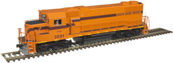GP38-2 EMD 2001 of the Chicago South Shore - digital sound fitted