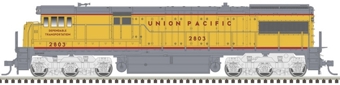 U28C GE 2800 of the Union Pacific - digital sound fitted