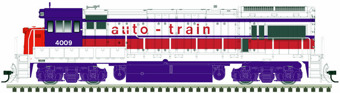 U36B GE 4009 of the Auto Train - digital sound fitted