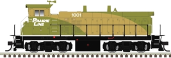 MP15DC EMD 1001 of the The Prairie Line